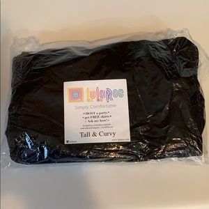 LulaRoe XS Irma and Black TC Leggings set